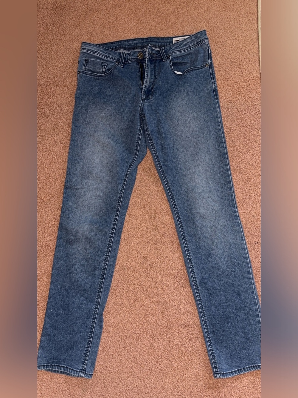 Adam Men's Slim Jeans in Faded Blue